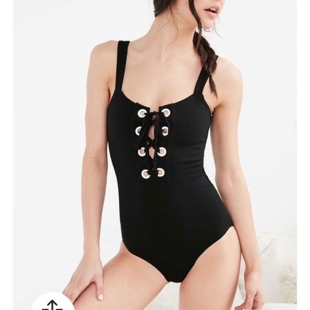 Six Crisp Days Black Bodysuit